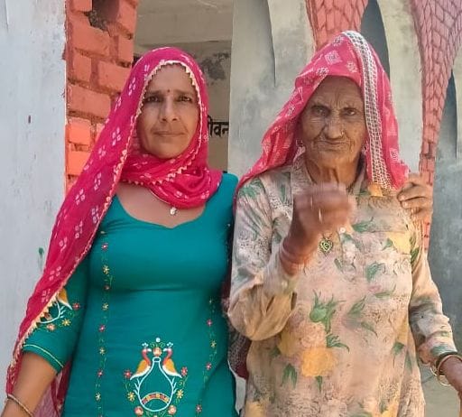 Came to vote with grandchildren