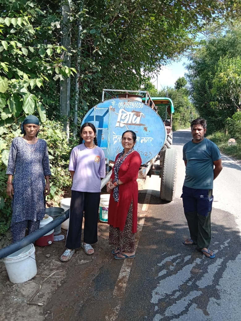 water problem in danda pagar village
