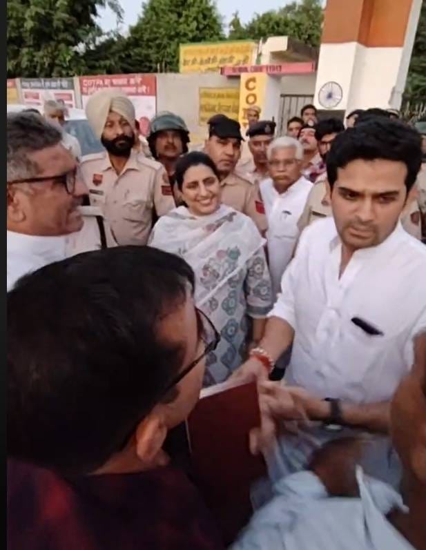 Tension over fake voting information in MP Rohi, DC-SP reached the spot