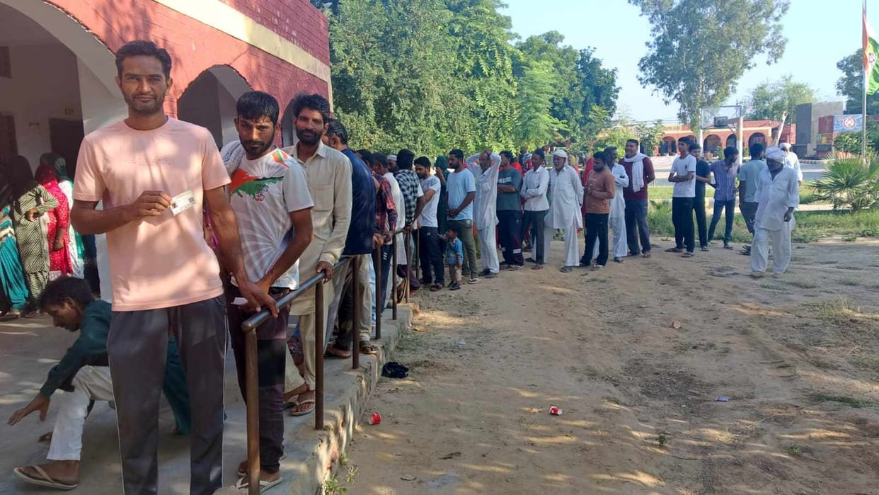 74.8 percent voting in the district amid complaints of horse-trading