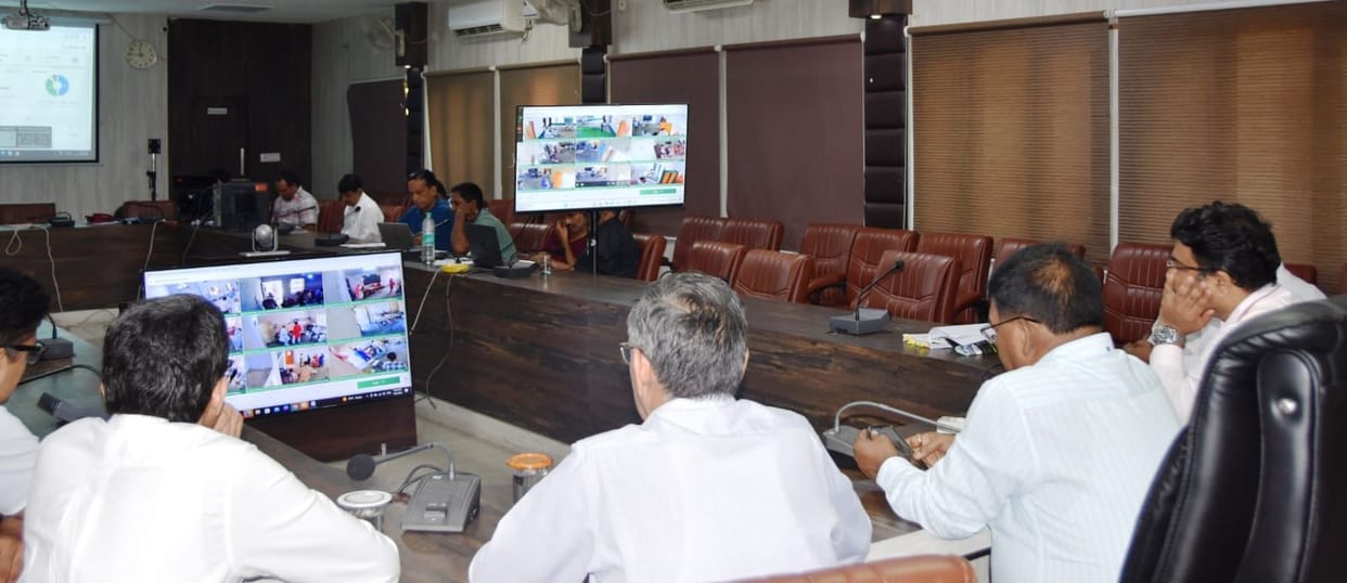 District Election Officer kept monitoring the webcasting