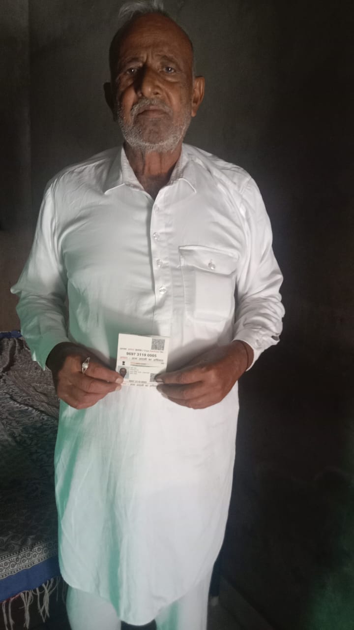 76 year old man shown dead in voter list, later filled the form and cast his vote