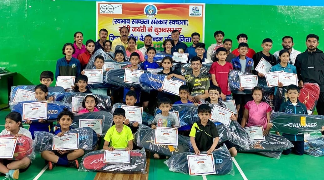 Players displayed talent in three-day badminton competition