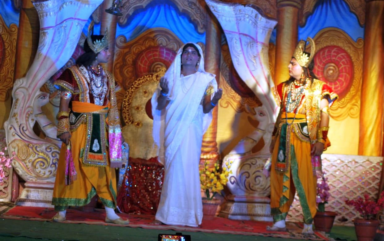 Bharat returned with Ram's foot paduka
