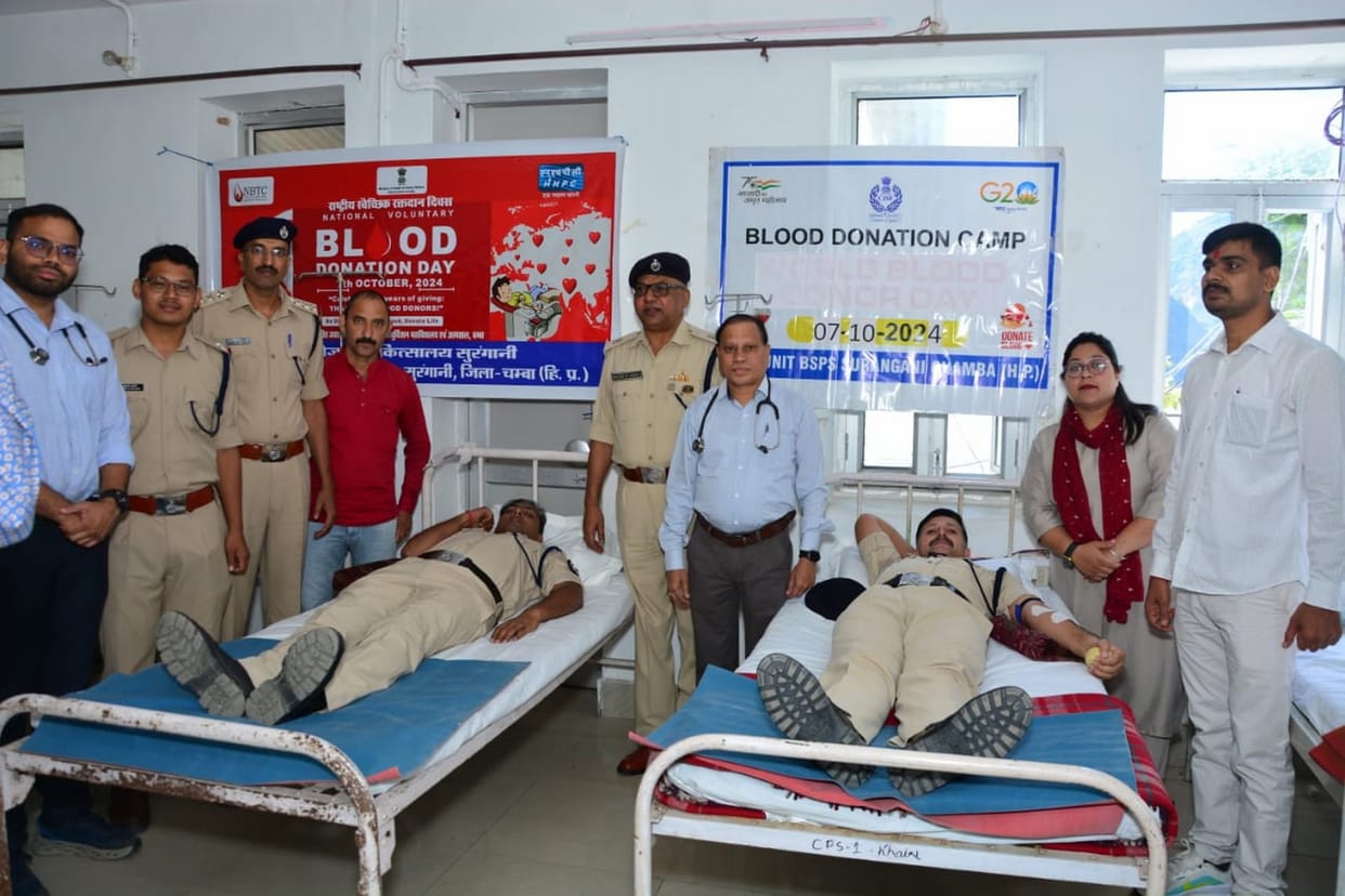 14 CISF soldiers donated blood