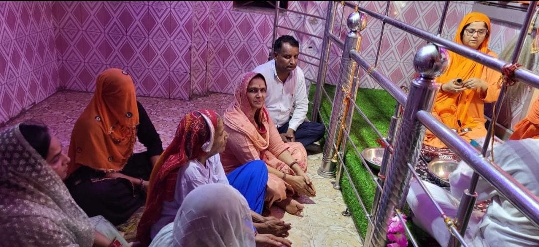 Worship of Maa Kushmanda in Mata Bhura Bhavani Temple