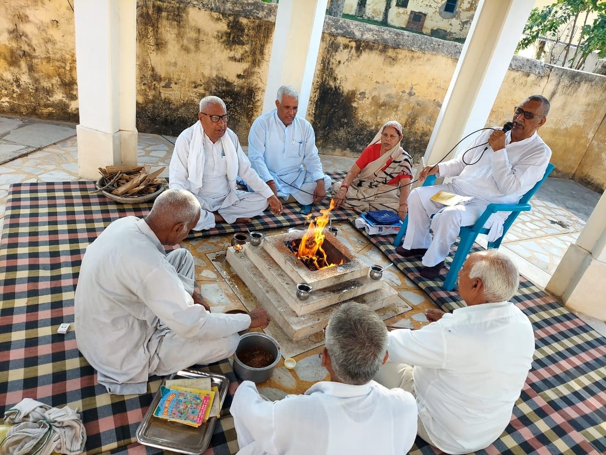 Yagya performed at Arya Samaj headquarters