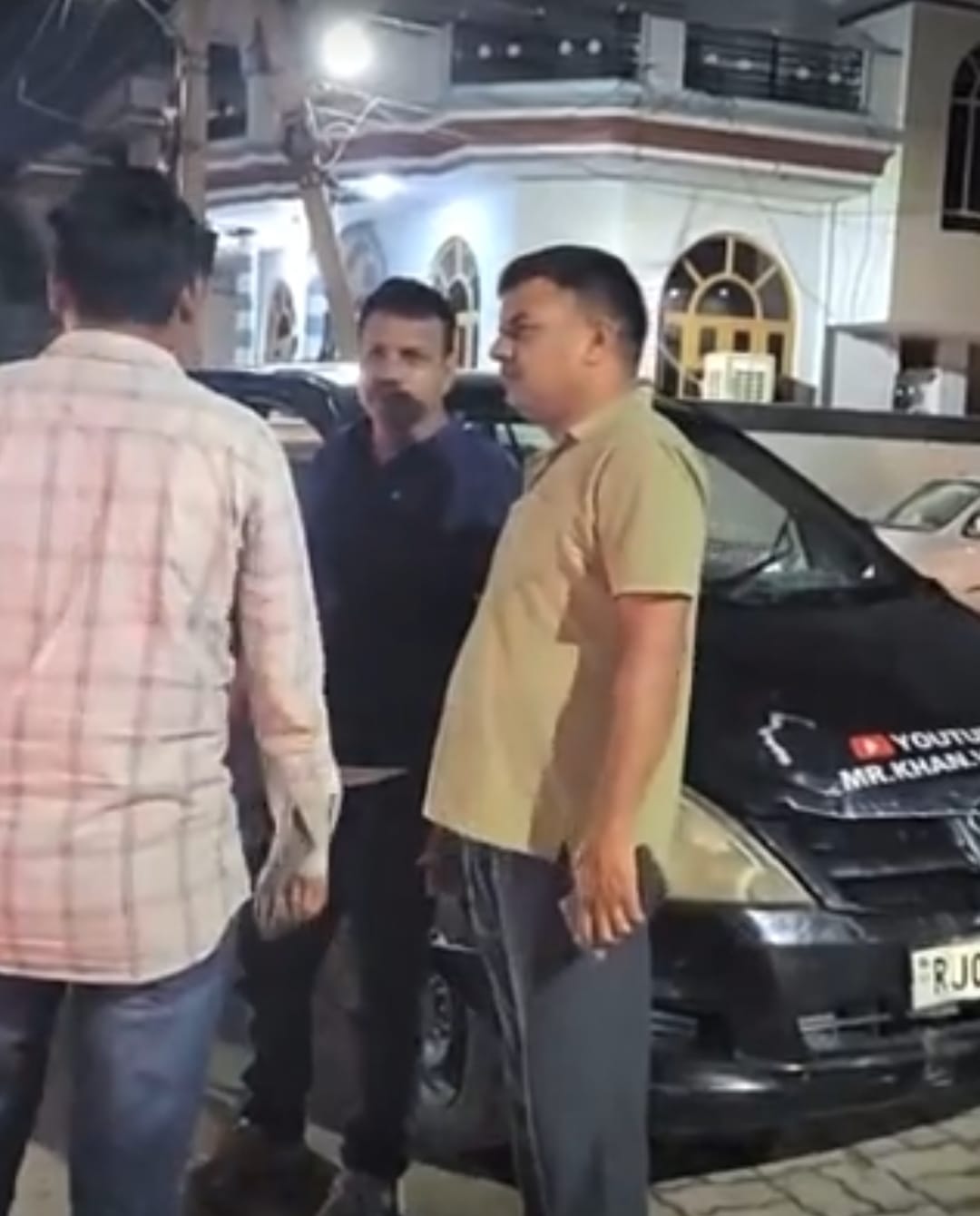 हादसे के बाद पुलिस पहुंची मौके पर