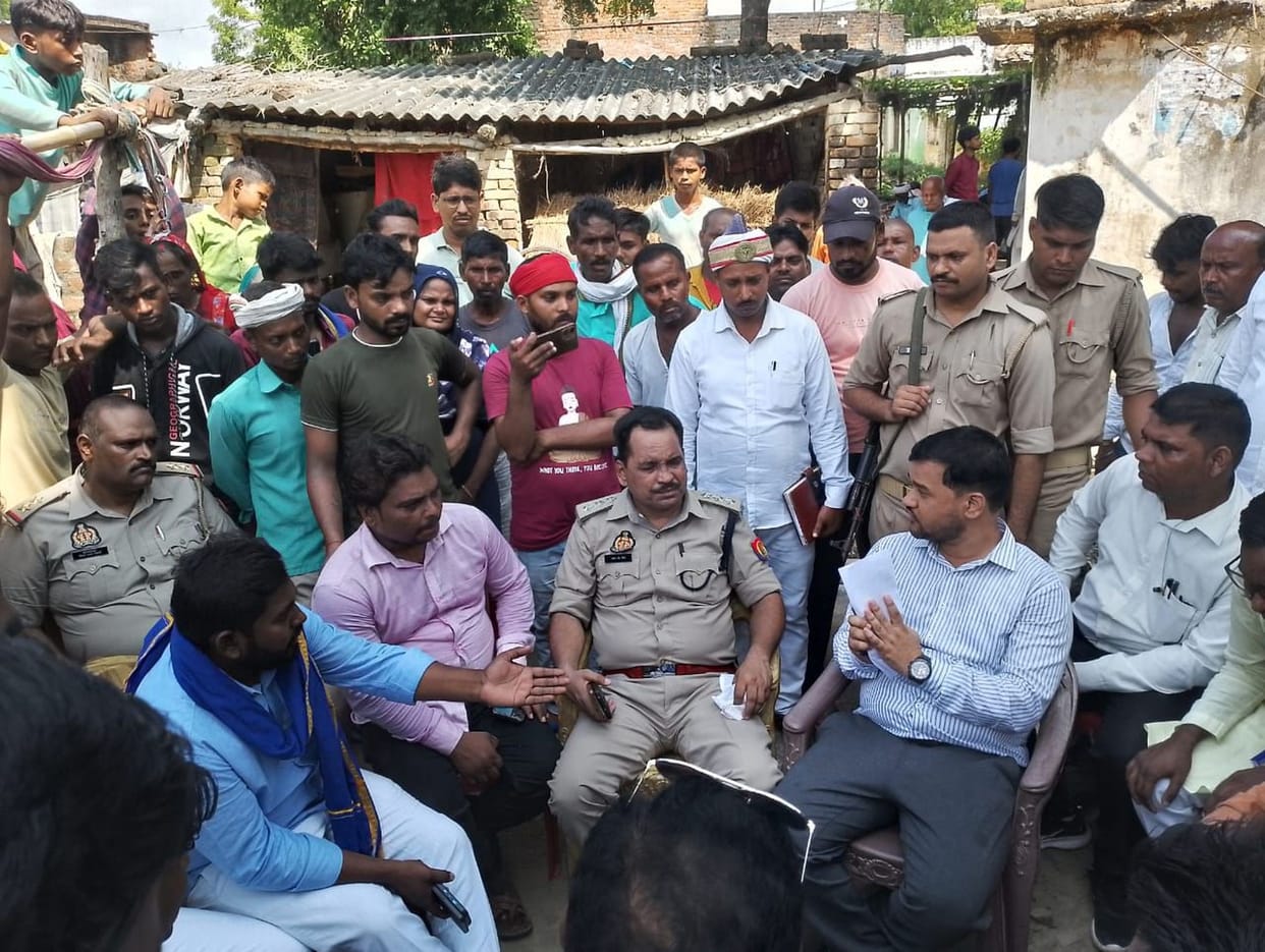 Villagers agreed to cremate the dead body after the case was registered