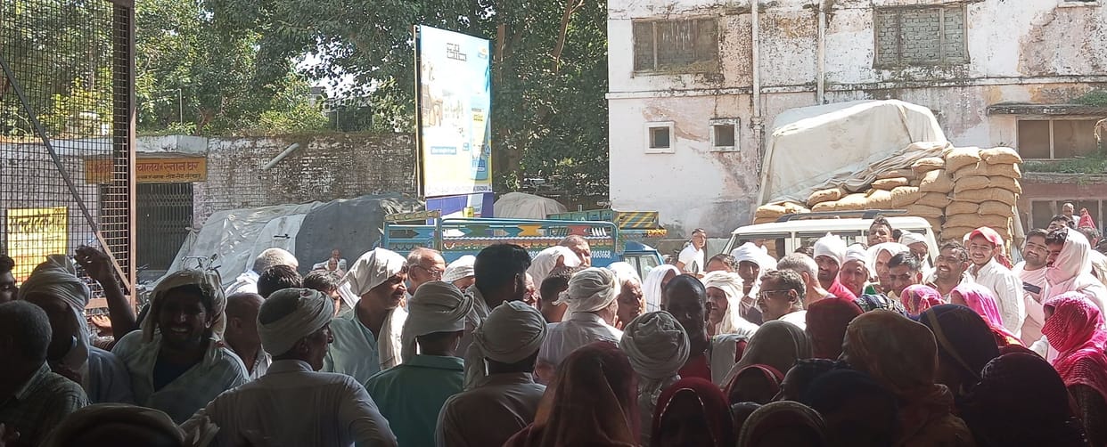 Women left their kitchens and queued up for fertiliser.