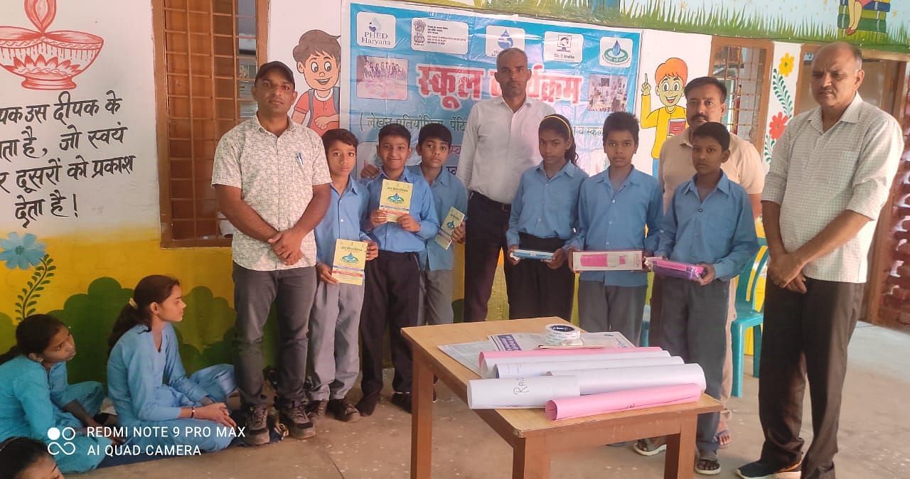 Bahvesh stood first in the drawing competition