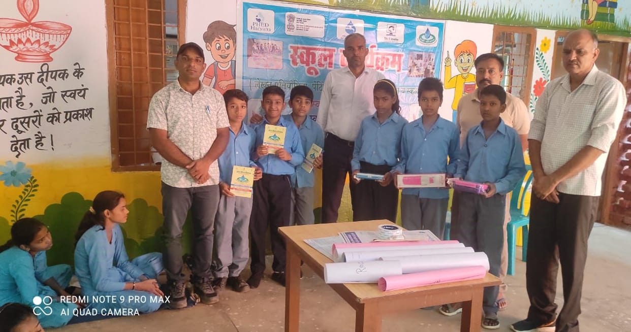 Bhavesh stood first in painting competition