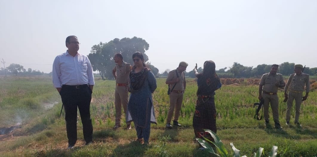 Case filed against two farmers for burning stubble