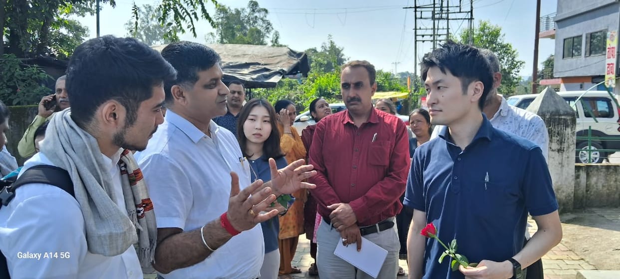 JICA Mission Team visits Shiitake Cultivation and Training Center