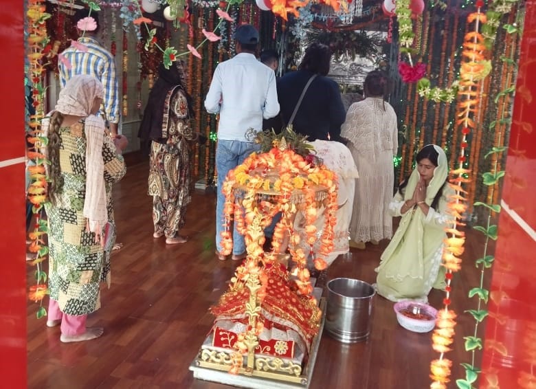Four thousand people offered their heads in Bhalei Mata temple.