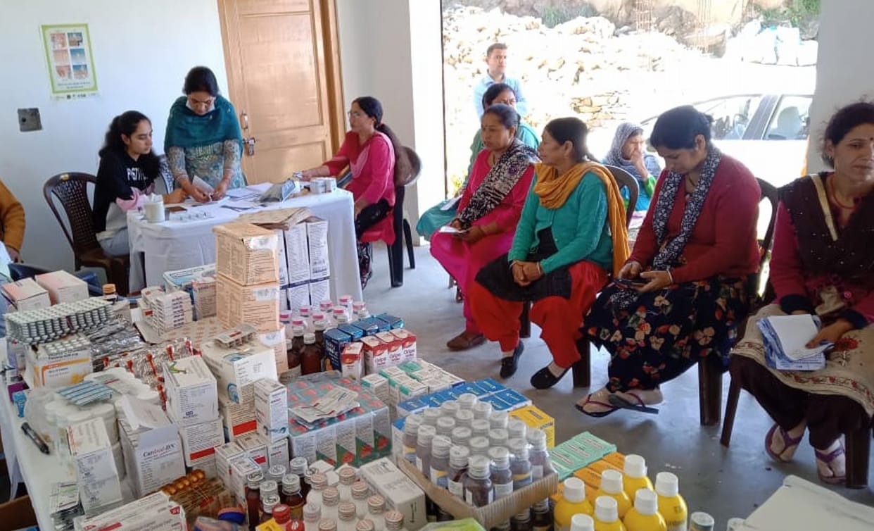 Health of people checked in Talai