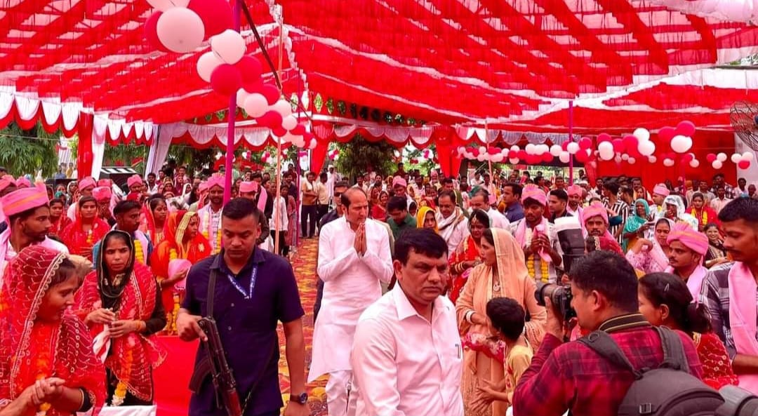 Under the Chief Minister's Mass Marriage Scheme, 479 couples across the district got married.