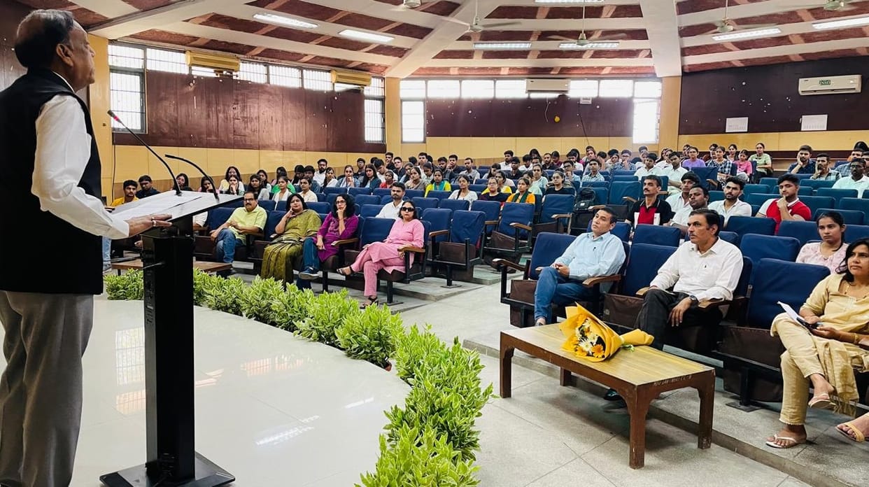 Students were introduced to the academic environment, faculty and curriculum