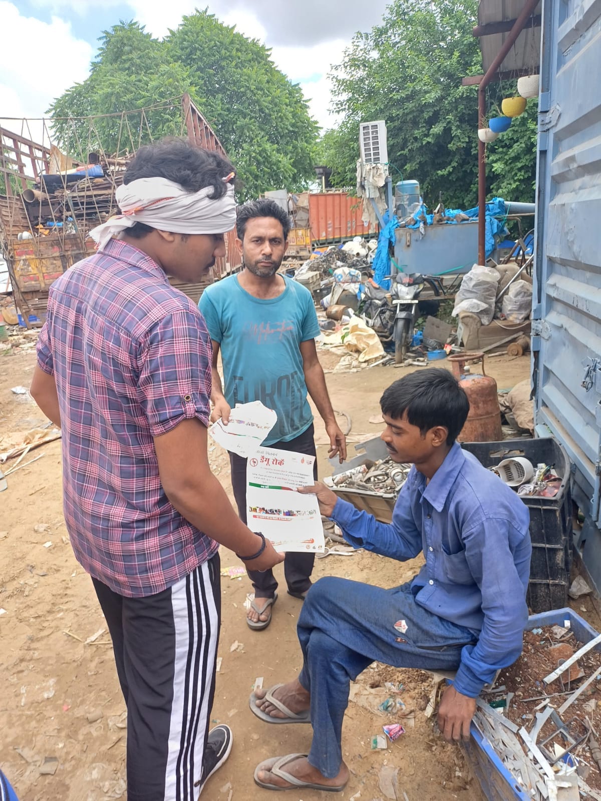 Dengue patients reach near century in the district