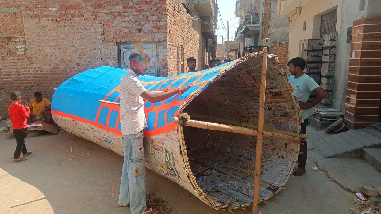 65 feet Ravana will be burnt in Sector 10 of Fatehabad.