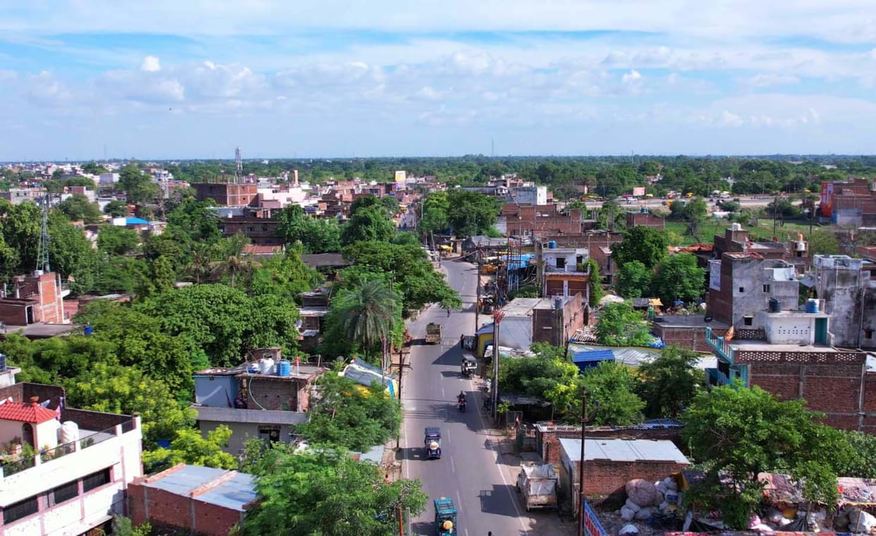 Gorakhpur News: Harbor tied four lane: Road width reduced by five meters... 200 houses and shops will be saved from demolition
