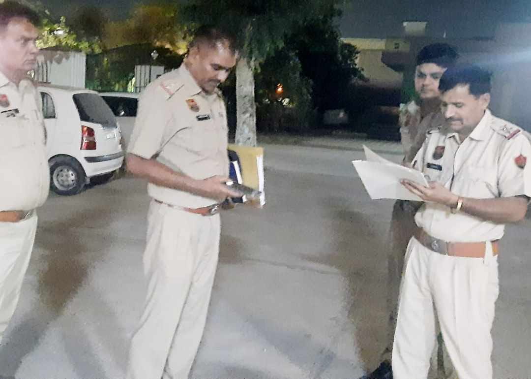 As soon as the police security was removed, the miscreants fired bullets at the contractor, he narrowly escaped.