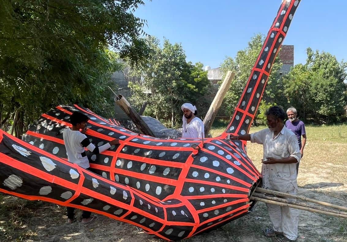 Dussehra 2024 how to make ravana for Dussehra in simple steps  images