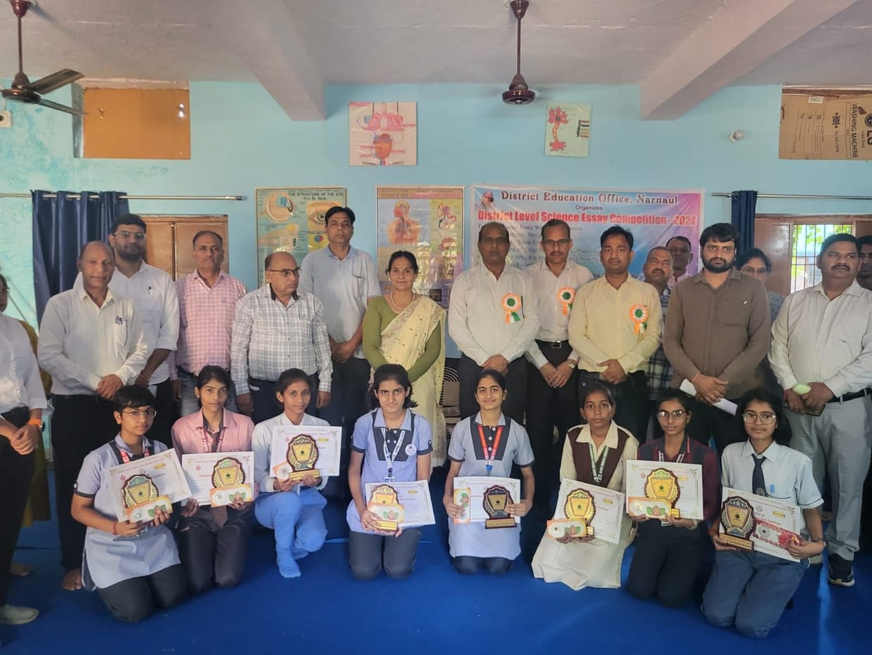 Students showed talent in science essay writing competition
