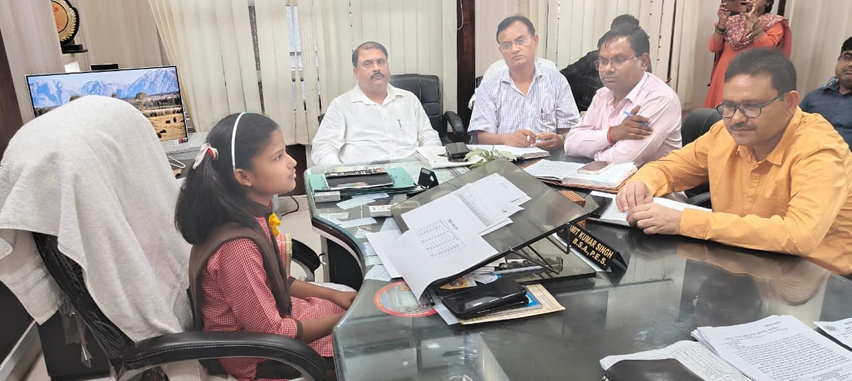 Student Anshika became BSA for a day
