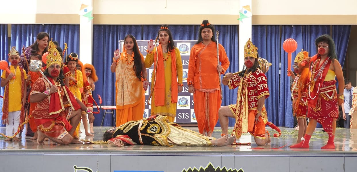 Ramleela played in schools, Navratri festival celebrated