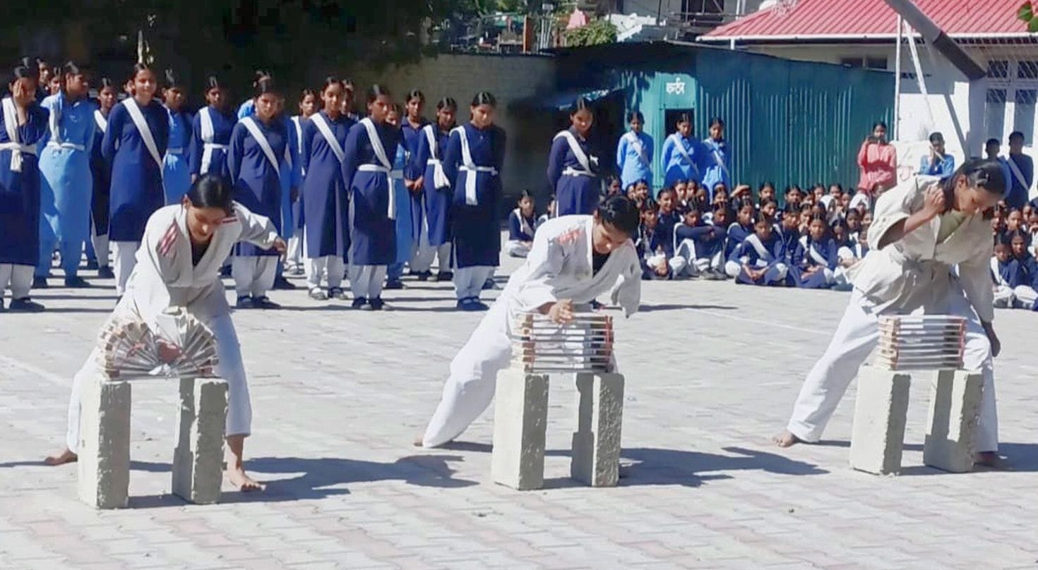 Girls fired sticks, friends were stunned