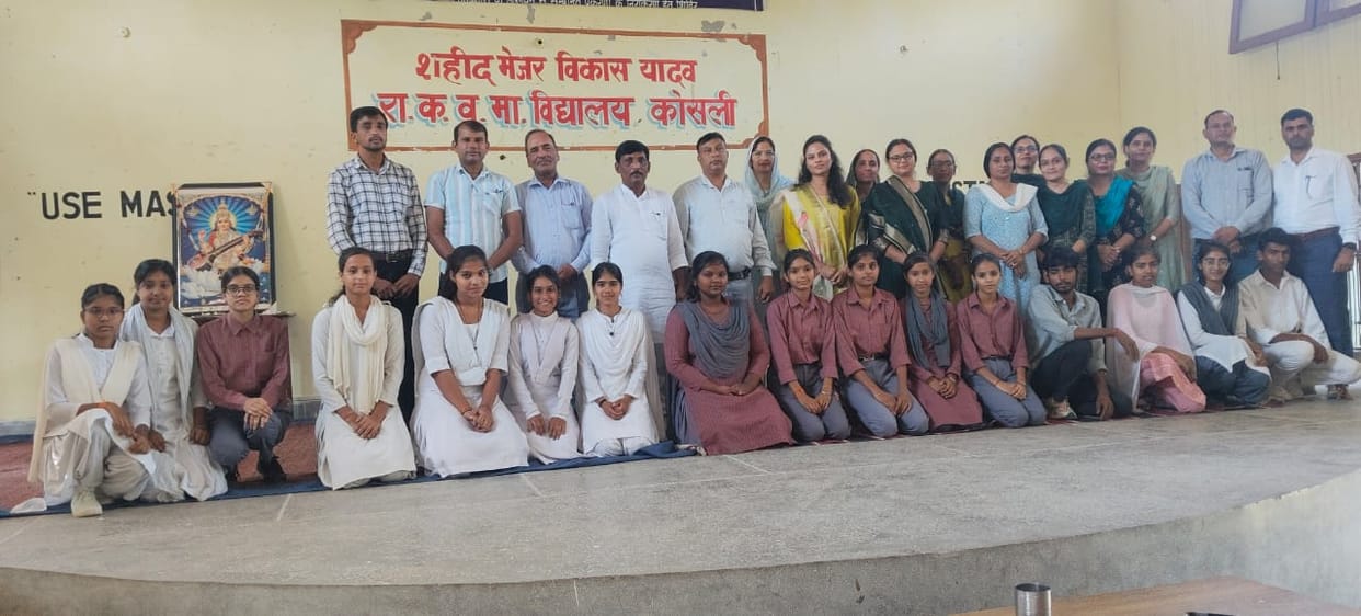 Students showcased their talent in block level art festival