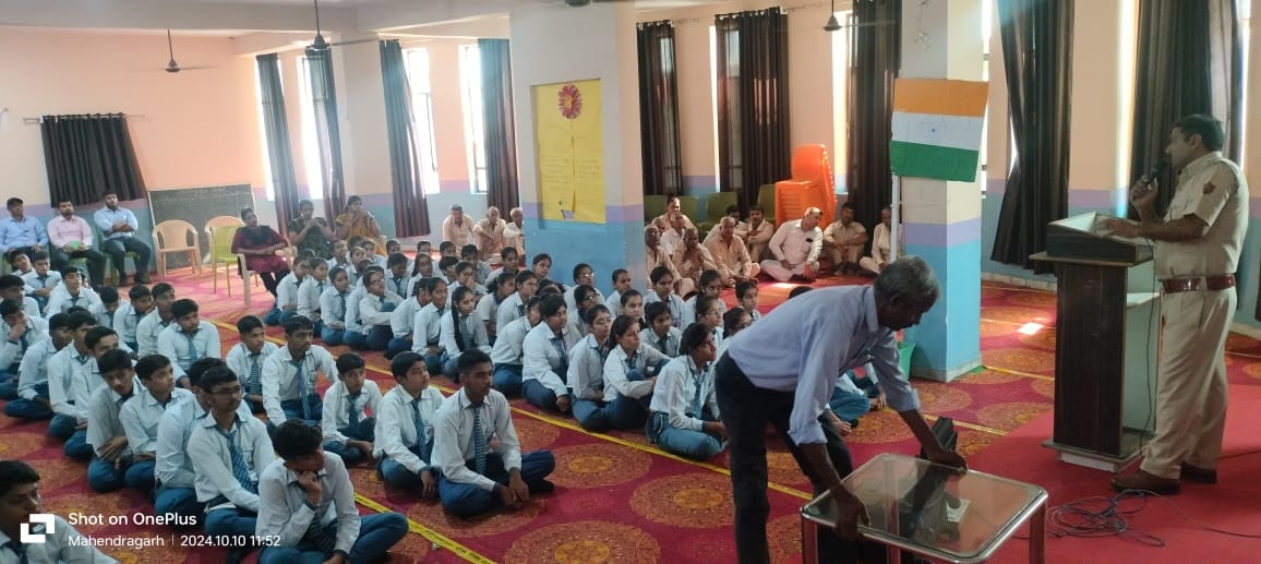 Informed students about traffic rules