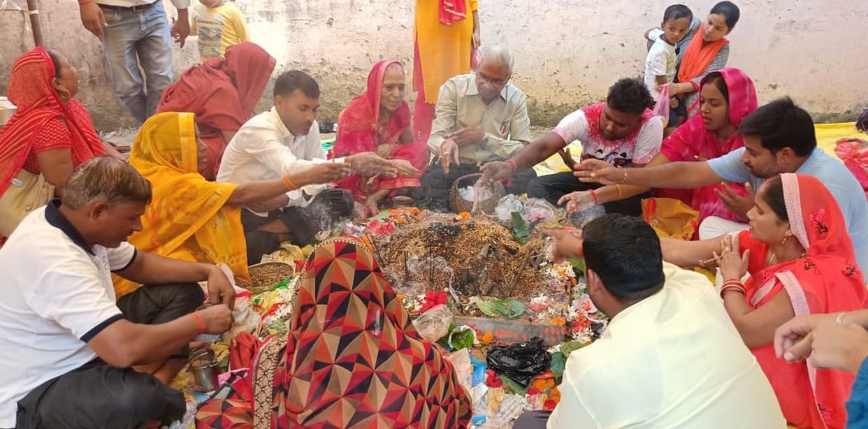 Kanya feast was organized after worshiping Matarani.