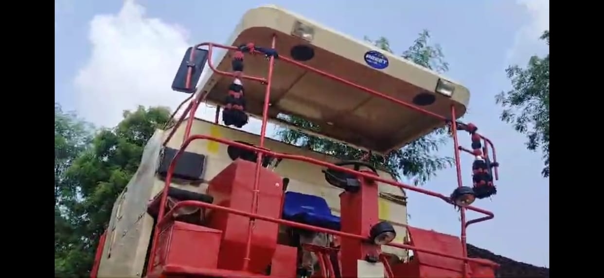 Damoh Allegation of theft of harvester parts seized in police station, CSP is investigating the case