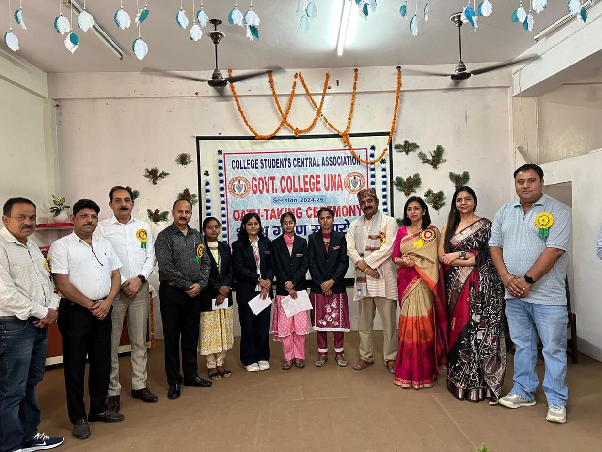 Central Students Union Executive of Una College took oath