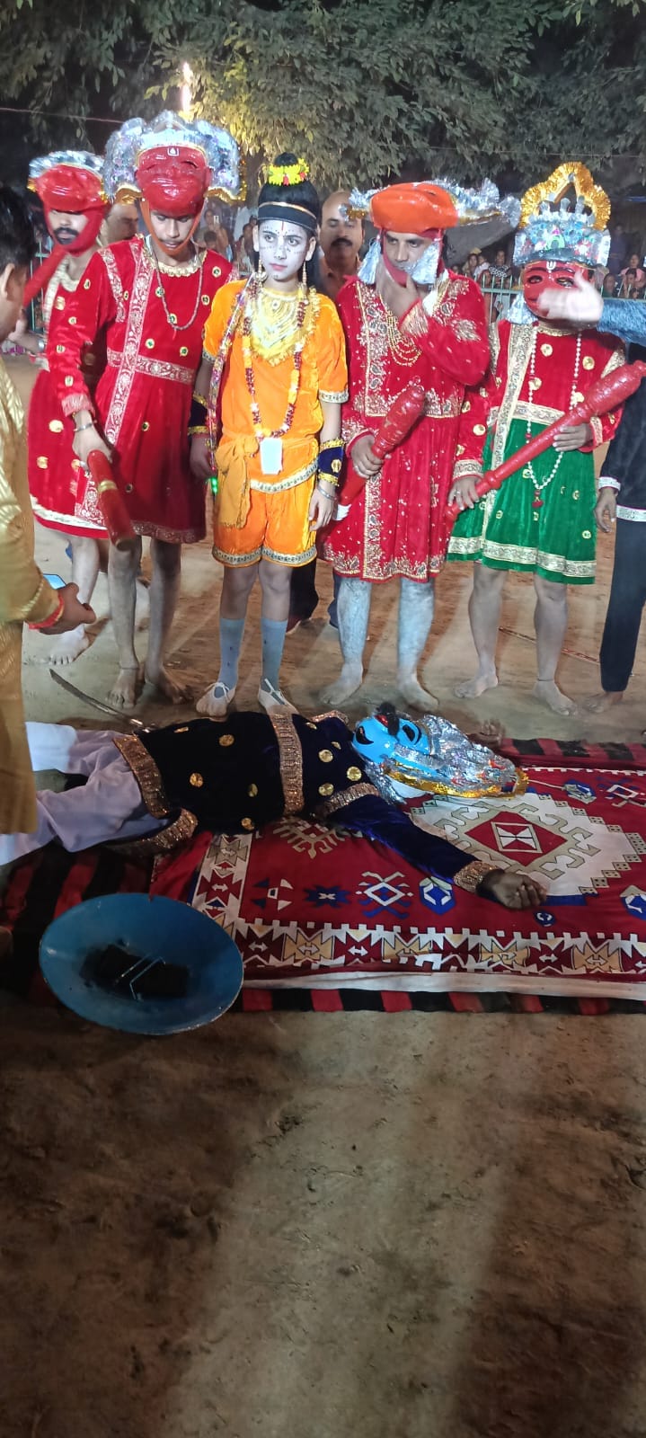 As soon as Meghnad was killed, there were chants of Jai Shri Ram in the fair