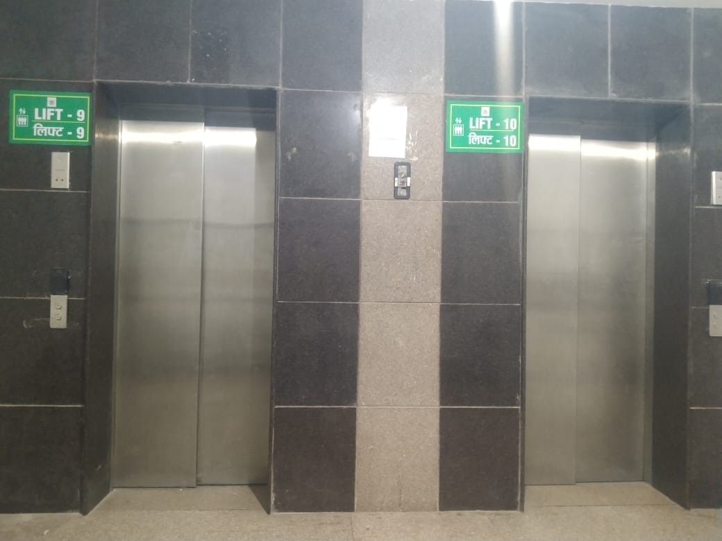 Only eight out of 16 lifts are operational, causing problems