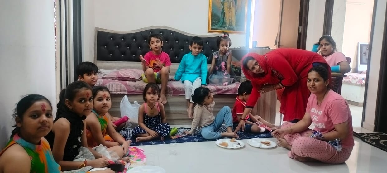 Gifts given to girls after worship