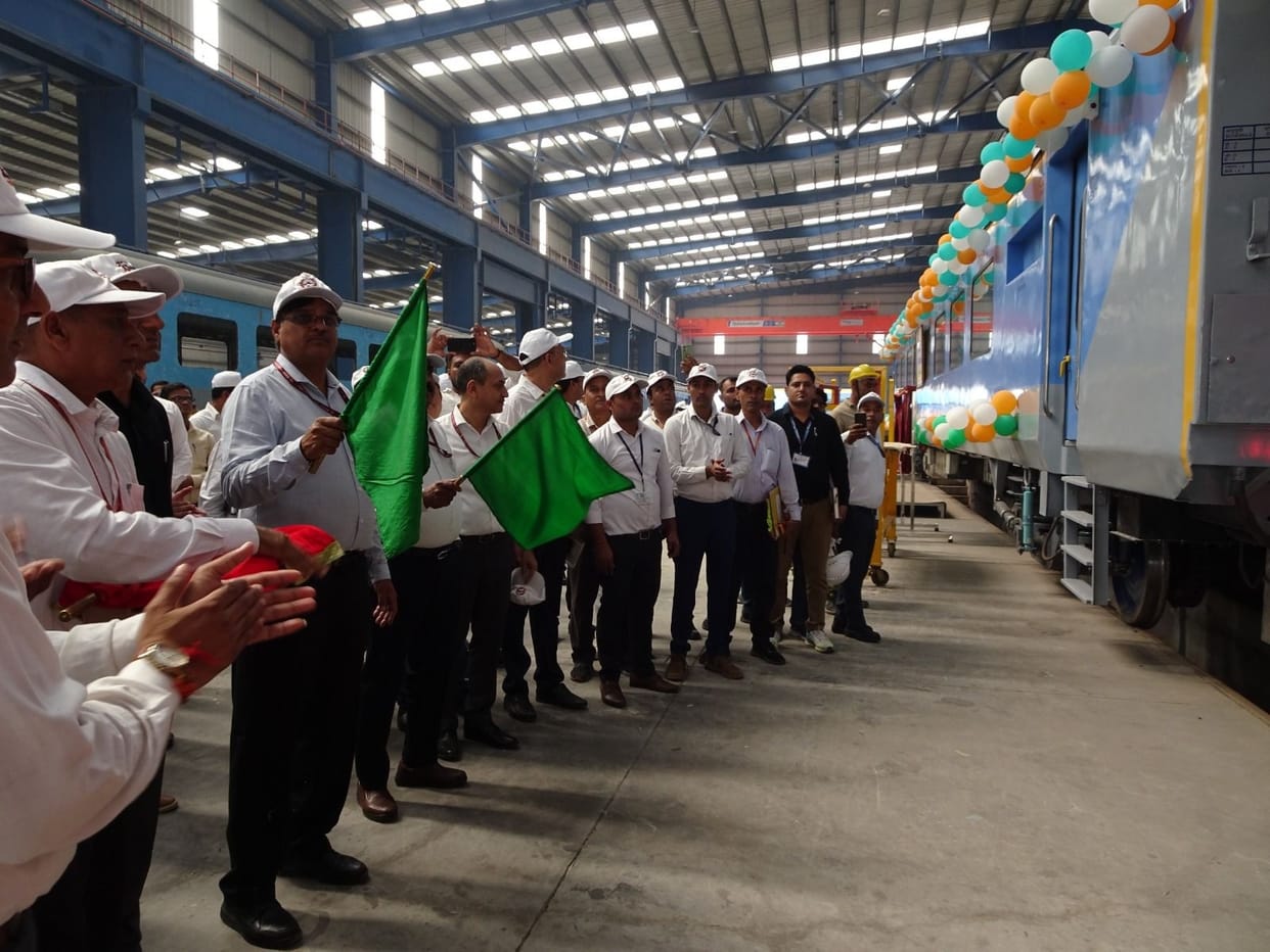 100th coach of Shatabdi Express inaugurated in Big Railway Coach Factory