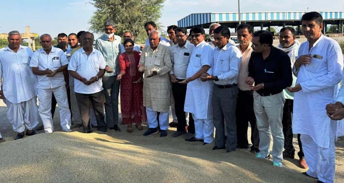 Newly elected MLA checked grain market arrangements