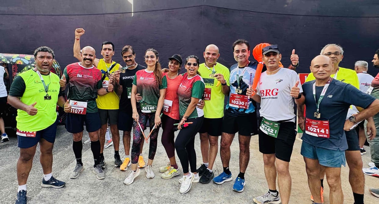 BRG runners showed their talent in the race competition