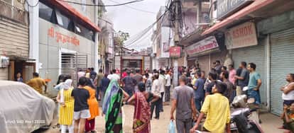 A massive fire broke out in Gurdwara Sahib of Sidhi city