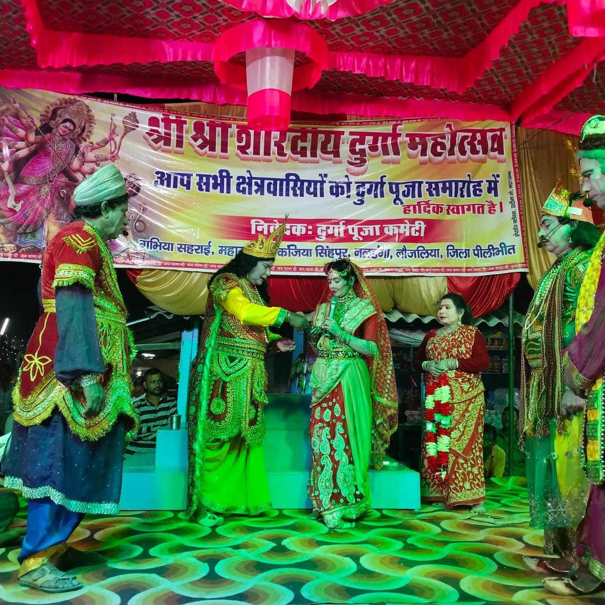 Immersion of Maa Durga idols was done with devotion