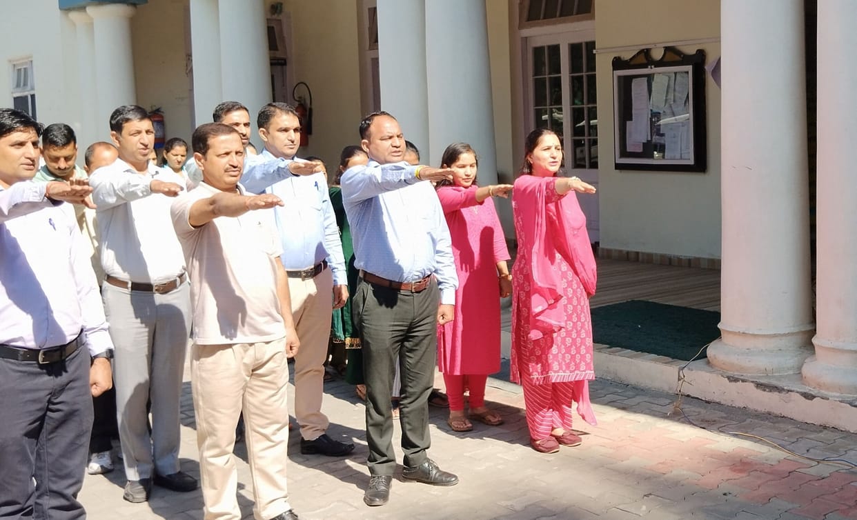 Employees of Deputy Commissioner's office took oath