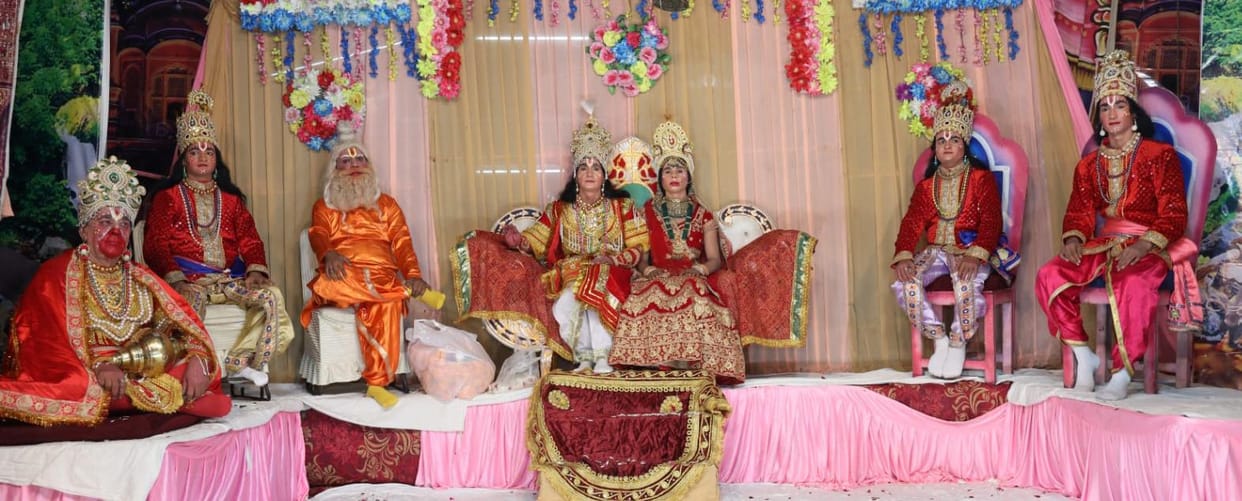 Prabhu Ram was coronated, became the king of Ayodhya