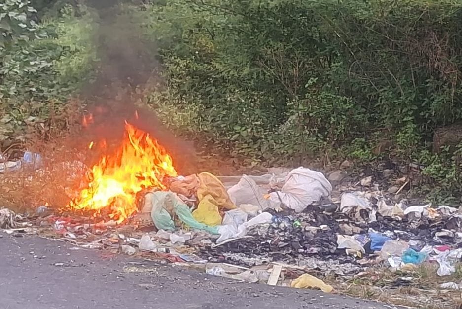 Plastic waste then set on fire, NGT rules flouted