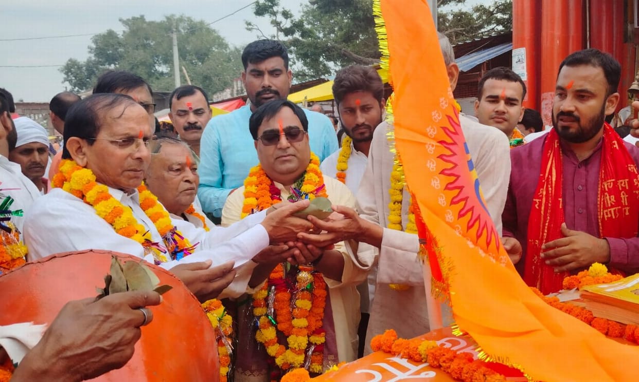 Invitation Rath Yatra left for Vijethua Mahotsav