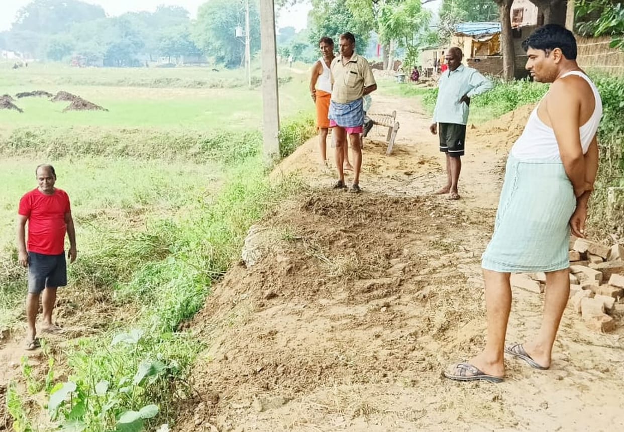 When the Principal Secretary did not listen, the villagers themselves prepared the way.