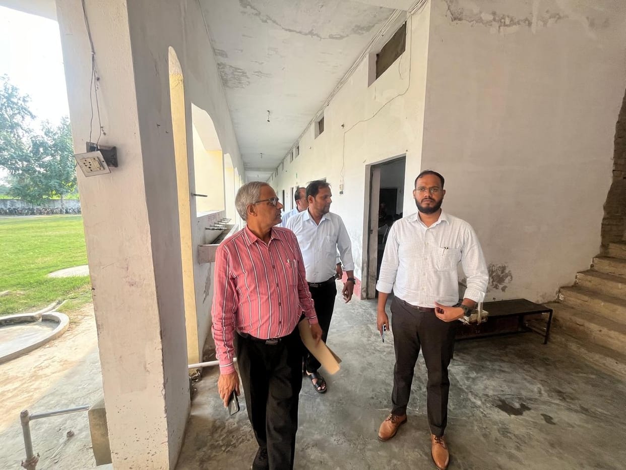 Nodal officer inspected CBSE examination centers